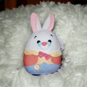 Original Disney Alice in Wonderland White Rabbit 7.5" Squishmallow
